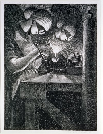 Acetylene Welders by Christopher Richard Wynne Nevinson